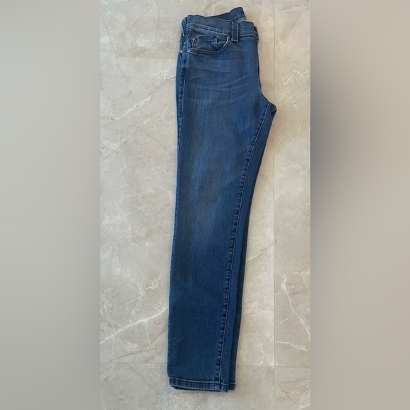 Fidelity Jeans Size 32 Blue Medium Wash Stretch Denim Indie Skinny Super Soft - Picture 4 of 9